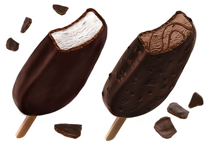 Мороженное в шоколаде